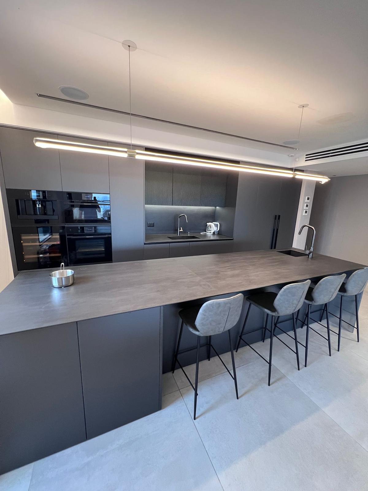 Luxury kitchen with custom cabinetry